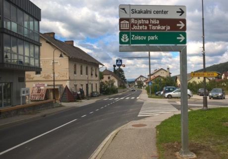 Občina Mislinja, elaborat - kovinska konstrukcija in obvestilna signalizacija