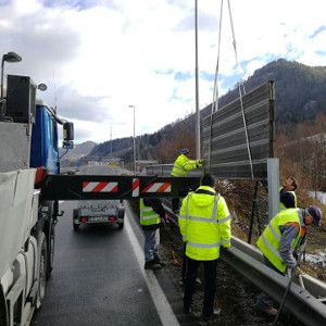 Protihrupne ograje in HEA profili