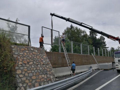 Protihrupne ograje in HEA profili