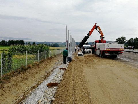 Protihrupne ograje in HEA profili