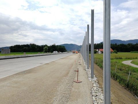 Protihrupne ograje in HEA profili