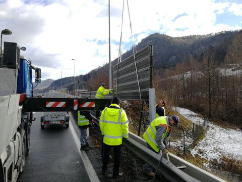 Protihrupne ograje in HEA profili